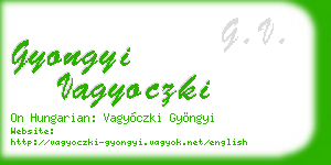gyongyi vagyoczki business card