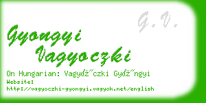 gyongyi vagyoczki business card
